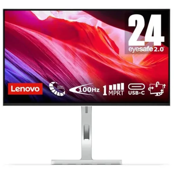 23.8" Lenovo L24m-4A sivá / IPS / 1920 x 1080 / 1ms / 250cd / 1500:1 / USB-C+HDMI / VESA (67BDUAC6EU)