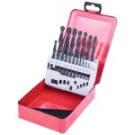 KS Tools 3301610 HSS-R sada špirálových vrtákov do kovu, 1 mm, 1.5 mm, 2 mm, 2.5 mm, 3 mm, 3.5 mm, 4 mm, 4.5 mm, 5 mm, 5.5 mm, 6 mm, 6.5 mm, 7 mm, 7.5 mm, 8; 3301610