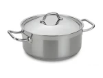Silampos PROFI TEJO 22 cm / Kastról / 3,4 l / nerez 18/10 / s pokrievkou / vhodný pre indukciu (632125641022100)