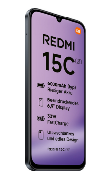 Xiaomi Redmi 15C 5G 4/256GB Black