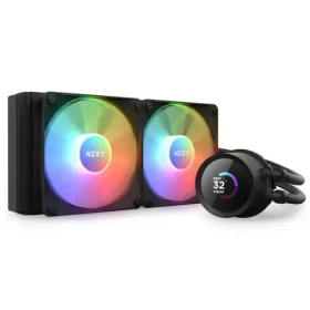 NZXT Kraken RGB 240 čierna / 2x 120mm / Fluid Dynamic Bearing / 33.88 dB @ 1800 RPM / 78.86 CFM / AMD + Intel (RL-KR240-B1)