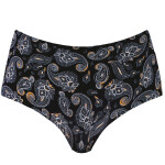 Dámske nohavičky Paisley Maxi - JULIMEX černá S