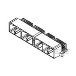 TE Connectivity 1-353222-6 1 ks Tray; 1-353222-6