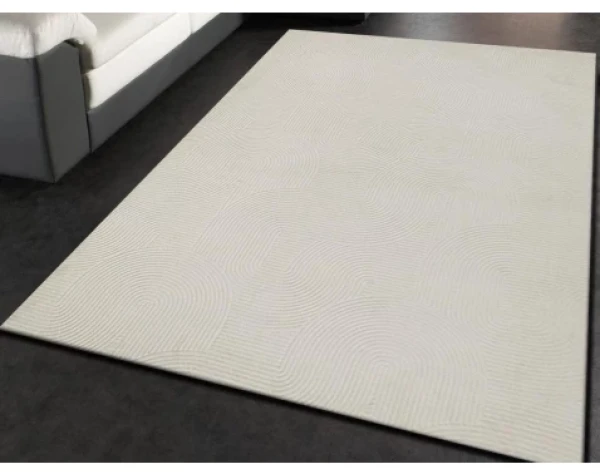Koberec Stilo 160x220 cm, krémová geometrie%
