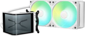 JetWorld TRYX PANORAMA SE ARGB 240 Komplett-Wasserkhlung, 3D-AMOLED-Display - 240mm, wei