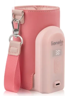 Lionelo Bezdrôtový ohrievač fliaš Thermup Go Evo Coral Pink (LOC-THERMUP GO EVO CORAL PINK)