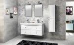 GSI - CLASSIC keramické dvojumývadlo 125x54cm, biela ExtraGlaze 8725111