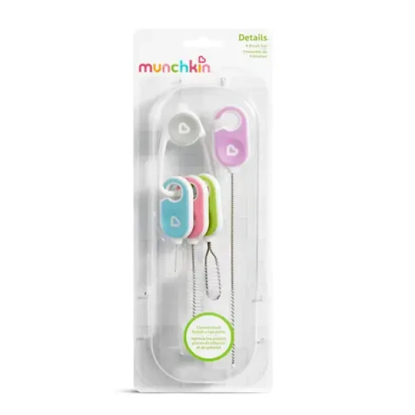 Munchkin Detailné čistiace kefy, 4ks (5177001/5177002)
