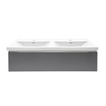 Kúpeľňová skrinka s umývadlom SAT Feel 120x30x44, 8 cm antracit mat SATFEEL120ANTU4 SATFEEL120ANTU4