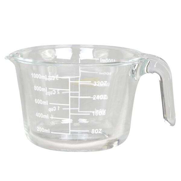 Chic Antique Sklenený džbánok odmerka so stupnicou Various 21 x 15 cm / 1000 ml