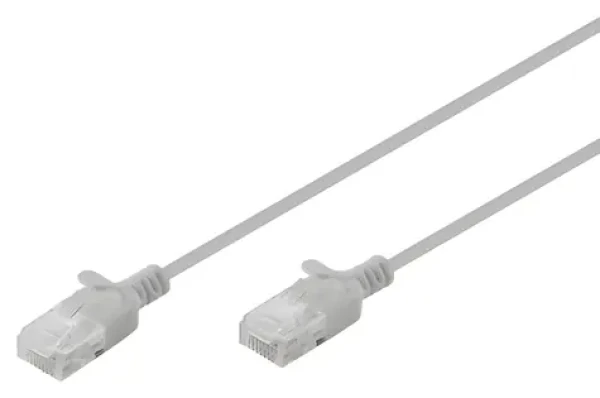 Digitus CAT 6 U-UTP Slim šedá / Patch kábel / RJ-45 / 1,5 m / 250 MHz (DK-1618-015S)