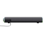 Trust GXT620 Axon čierna / Soundbar k PC / 6W / RGB / 3.5mm jack / USB napájanie (24482-T)