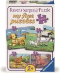 Ravensburger Puzzle: Zvieracie rodinky na farme /2/4/6/8 dielikov/ od 2 rokov