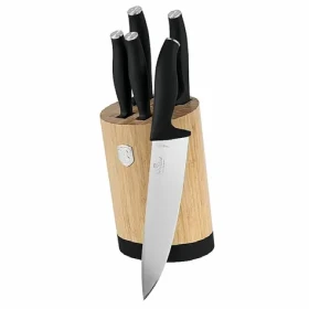 BERLINGERHAUS Sada nožov BAMBOO Matte Black Collection / Sada nožov so stojanom / 6 ks (BH-2753)