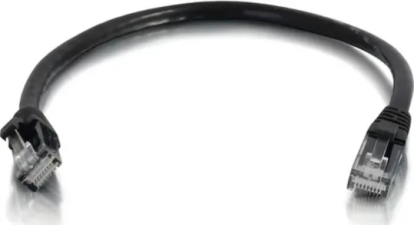 C2G Patch kábel CAT6 RJ45-RJ45 5 m čierna / Patch kábel / UTP / Snagless / PVC (83410)