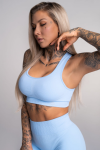 Dámska šport podprsenka Push Up Gym Glamour vínová