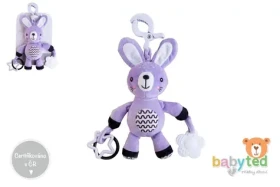 BABYTED Hrkálka Zajačik / Plyš / 30 cm / od 0 mesiacov