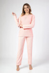 Dámske froté pyžamo Regina 677 long/r 2XL-3XL meruňka 3xl