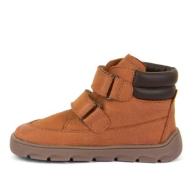 Detské zimné barefoot topánky ZERU TEX Cognac, Froddo, G2110150-3, hnedá - 32