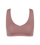 SLOGGI ZERO FEEL - Neviditeľná druhá koža bralette Sloggi CACAO S
