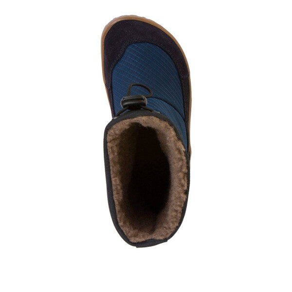 Detské zimné barefoot snehule UP TEX SNOW WOOL Dark Blue G3160249-1 - 36