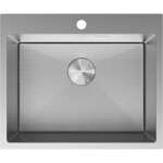 MEXEN - Solix oceľový drez 1-bowl 600 x 500 mm, nerez HC 6408601000-01HC