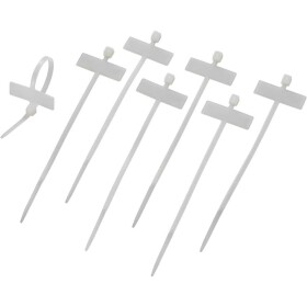 TRU COMPONENTS značenie káblov Potlačiteľná plocha: 25 x 9 mm prírodná 100 ks; 539830
