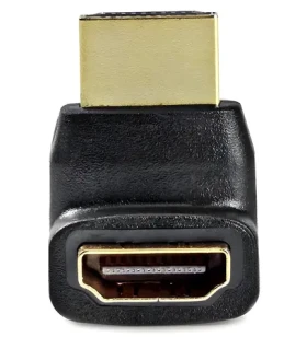 Nedis HDMI adaptér čierna / Adaptér / HDMI konektor - HDMI zásuvka / uhlový 270 ° (CVGB34902BK)