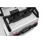 Mamido Mamido Elektrické autíčko OFF ROAD EXTREME 4x4 biele 24V | 200W | 50 kg | EVA | LED | 2,4 Ghz | ECO koža