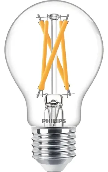 Philips LED Classic A60 E27 číra / Žiarovka / Energetická trieda D (929003010301)