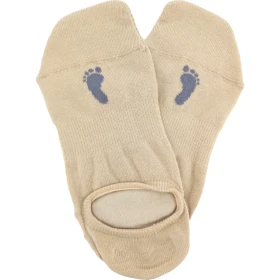 VOXX Ponožky anatomicky tvarované BAREFOOT SNEAKER neviditelné BÉŽOVÉ (3 páry) 35-38 125218