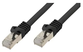 Shiverpeaks Cat7 S/FTP 10m čierna / Patch kábel / LSZH / 600 MHz / pozlátené konektory RJ-45 (BS75520-S)