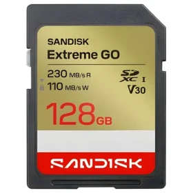 SanDisk Extreme Go SDXC 128GB / Pamäťová karta / čítanie: 230 MB/s / zápis: 110 MB/s (SDSDXGN-128G-GNCIN)