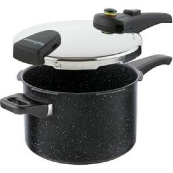 Tlakový hrniec BIOMAX s BIO ventilom, priemer 22 cm, objem 5,5 l, BLACK GRANITEC - Kolimax - Kolimax