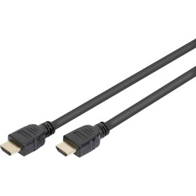 Digitus HDMI prepojovací kábel Zástrčka HDMI-A, Zástrčka HDMI-A 3.00 m čierna AK-330124-030-S pozlátené kontakty, Ultra HD (4K) HDMI s Ethernetom, high speed; AK-330124-030-S