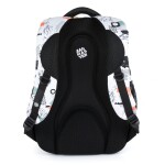 Školský batoh Bagmaster Supernova 21 A White/black/orange/green