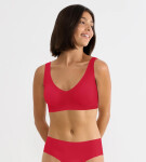 Podprsenka bez kostíc sloggi ZERO Feel 2.0 Bralette červená – SLOGGI SHANGHAI RED L