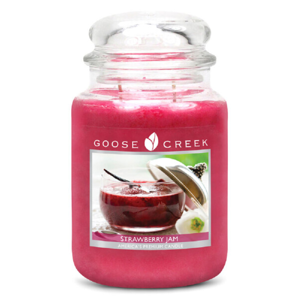 Goose Creek - Jahodová marmeláda Vonná sviečka v skle 680 g