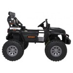 Mamido Elektrické autíčko Extreme Sport 4x4 s premenlivou veľkosťou čiernej