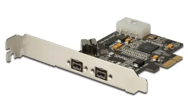 Digitus IEEE 1394b Interface Card / PCIexpress / 3 Port / 2x9-Pin Extern+1x9-Pin Intern XIO2213B chipset (DS-30203-2)