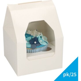 Muffinové krabičky 25 ks, 9 x 9 x 13 cm - FunCakes - FunCakes