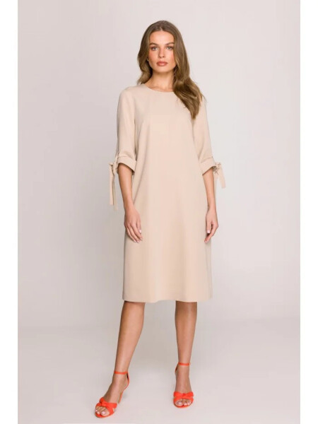 Dámske šaty S393 béžová - Stylove L
