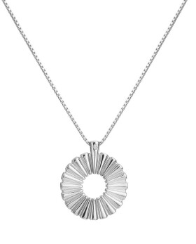 Hot Diamonds Krásny strieborný náhrdelník s diamantom Sunbeam DP930 (retiazka, prívesok)