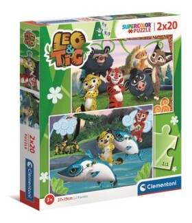 Clementoni PUZZLE Leo a Tig