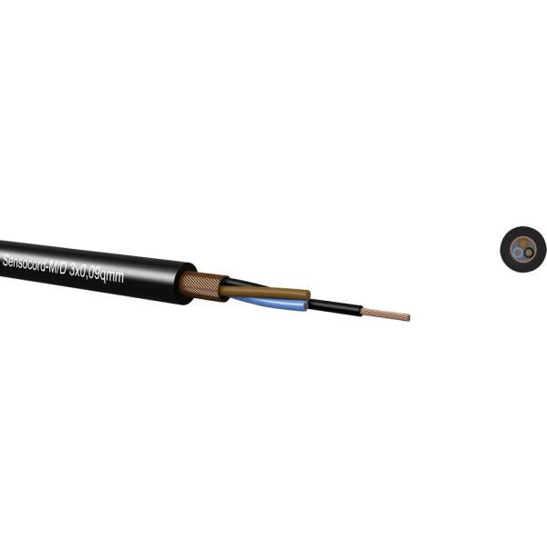 Sensocord®-M/D 4x0,09qmm, Miniature-Sensor cable, shielded 248400909 Kabeltronik; 248400909-1