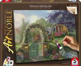Schmidt SPIELE Maľovanie akrylom Thomas Kinkade: Hummingbird Cottage