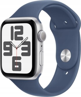 Apple Watch Apple Watch SE (2024) GPS 40mm Starlight Aluminium Case with Sport Band S/M - Denim