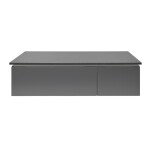 Kúpeľňová skrinka s krycou doskou SAT Feel 120x30x46 cm antracit mat SATFEEL2120ANTD SATFEEL2120ANTD
