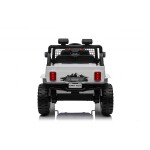 Mamido Mamido Elektrické autíčko OFF ROAD EXTREME 4x4 biele 24V | 200W | 50 kg | EVA | LED | 2,4 Ghz | ECO koža