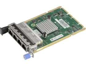 SuperMicro AOC-AG-I4M / Sieťová karta / 4X GbE / Intel i350-AM4 / AIOM / iSCSI boot (AOC-AG-I4M-O)